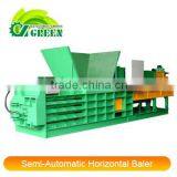 High Quality Product Semi-Automatic Horizontal Waste Materials Baling Material