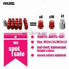 Universal Lightweight RAYS Wheel Hub Rim Screw Tuerca de la Rueda Anti-Theft Screw Nut thumbnail-4