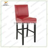 WorkWell PU high quality dining room chair with high Rubber wood legs Kw-D4060