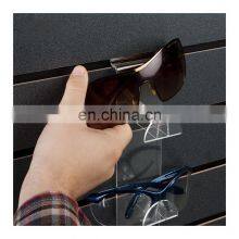 New Arrival Acrylic Slat Wall Mouted Sunglass Rack