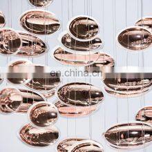 Hotel LED Big Crystal Chandelier Lighting Glass Crystal Pendant Lamp thumbnail-5