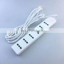 Multi Color Italy Standard 6-Outlet Surge Protector Electrical Power Strip
