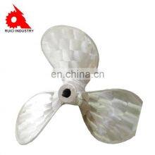 China Supplier Customized 3 Blades 4 Blades 5 Blades Large Brass Bronze Cooper Marine Boat Propeller thumbnail-5