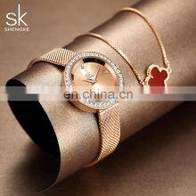 SHENGKE K0169L New Relogio Feminino Luxury Rose Gold Watch For Women Adjustable Milan Mesh Band Japan Movement Watch Luxury thumbnail-5