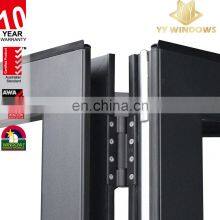 American Popular Aluminum Doors Bifold Doors Aluminum Folding Patio Folding Screen Accordion Front Door thumbnail-5