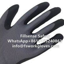 15Gauge Nylon Spandex Liner Nitrile Foam Coated Gloves Industrial Work Gloves Mechanic Gloves thumbnail-2