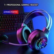 Amazon Hottest FV-G97 Wired Headset Earphones Gaming Glowing Dual Driver Stereo Super Bass Headphone thumbnail-4