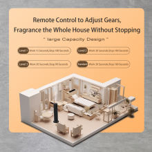 Luxury Reliable Design All Aluminum Body Factory Direct 80ml 150ml Essential Oil Diffuser for Rooms thumbnail-5