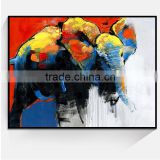 JC Animal Home Decoration Elephant Mould Canvas Art Painting For Living Room ANI-10A