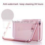 0.6MM Anti-Scratch Newest Transparent TPU Back Cover With Soft Electroplate Phone Case TPU Mobile Case for Iphone 6 Quality Choice thumbnail-2
