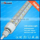 Energy saving pure white v shape double pcb led cooler light with UL&CUL certificate