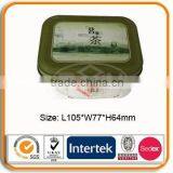 Wholesale Rectangular Tin Box for Tea