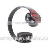 FM Radio Foldable Wearing Stereo Wireless Bluetooth Earbuds for Sony thumbnail-1