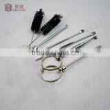 Top Selling Wax Titanium Dabber Tool Dry Herb Stainless Steel Silicone Tip Dab Tool for Vaporizer,plastic Tube, Logo Printed