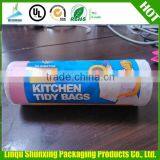 Rubbish Bag / Colored Drawstring Trash Garbage Bags on Roll thumbnail-4