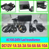 12V10A 120W Power Supply LED Switching Power Adapter AC to DC Voltage Converter Transformer Universal AC Adapter 12V thumbnail-1