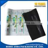 printed 3-layer co-extrusion black and white film for Pasteurized milk / fresh milk 5-layer PE EVOH plastic film packaging roll