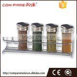 One Tier Wall Mounted Spice Jar Rack thumbnail-1