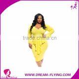 Latest Tops Designs Women Plus Size Sexy Bandage Dress thumbnail-1