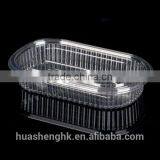 Professional Manufacturer Clear PET Disposable Salad or Sushi Tray