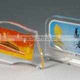 Clear Acrylic Photo Frame Paperweight Embedment