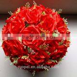 Artificial Silk/rose Flower Ball for Wedding or Festival Decoration