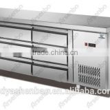 Drawer Refrigerator/Worktable Top With 9 drawers/worktable refrigerator