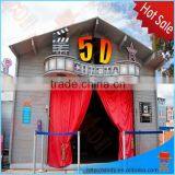 2015 6 Dof Hydraulic System and Electric System 3d,4d,5d,6d,7d,9d,12d Simulator Mobile Cinema Equipment thumbnail-1