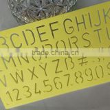 Factory Hot OEM High Quality Plastic Letter Stencil Ruler school stationery set