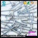 HIGH QUALITY OPEN END FACTORY PROTRUDING CROWN HEAD ALUMINUM PEEL RIVETS thumbnail-6