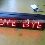 led moving message dual sides display