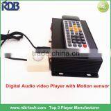 RDB Digital Audio & Video Player With Motion Sensor Trigger Media Player DS005-75