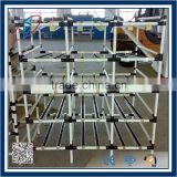 PE coated pipe for flow rack shelf