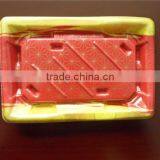 Disposable PS Plastic Fruit Tray With Laminated Film