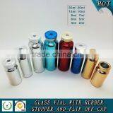 Colorful UV Electroplating Glass Vials With Stopper Cap Quality Choice thumbnail-2