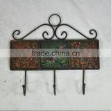 13B484 Iron Board Decorative Metal Wall Hanging Hook