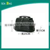 2016 Fashion Rivet Black Leather Satchel Tote Bag With Two Style Straps In Chinese thumbnail-6