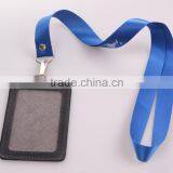 Customized blue lanyards with ID card holder, Customized lanyards