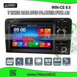 2 Din 7 Inch DVD Car Audio Navigation System For A3