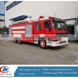 HOWO fire engine trucks fire fighting truck foam and water tank 16000L