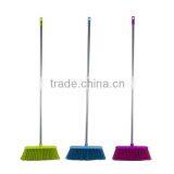 High Quality Plastic Broom With Long Steel Handle NO . 785