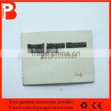 New Design Hot Sell White Jeans Leather Patches