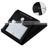 LED Outdoor Solar Sensor Wall Light With 8 LED Pure Light Control Solar Garden Light thumbnail-5