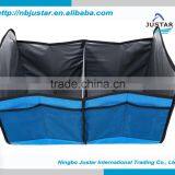 Highest Quality Polyester Material Trunk Organizer Type Premium Auto Trunk Cargo Organizer With Side Mesh Pocket Quality Choice thumbnail-2