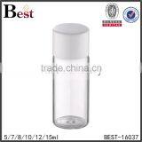 5 / 7 / 8 / 10 /12ml Insert, Plug Sealing Type Clear Tube Glass Bottle With White Plastic Cap thumbnail-3