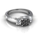 Natural Black Wedding Rings high quality with design well Indian manufacturer
