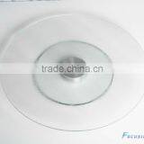 Lazy Susan Style Tempered Glass Cheese Serving Tray