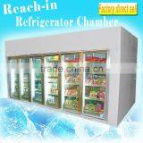 Cold Storage Room With Displaying Glass Door for Supermarket Use thumbnail-2