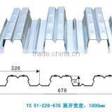 11kw Power Automatic 688 Floor Deck Metal Sheet Roll Forming Machine