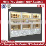 Elegant European Pattern Supermarket Display Stand Liquor Store Shelving thumbnail-1